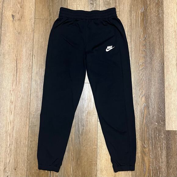 Nike Tracksuit Unisex Kids Black White Sportswear Zip Jacket & Pants Set Size Lg - Picture 8 of 11